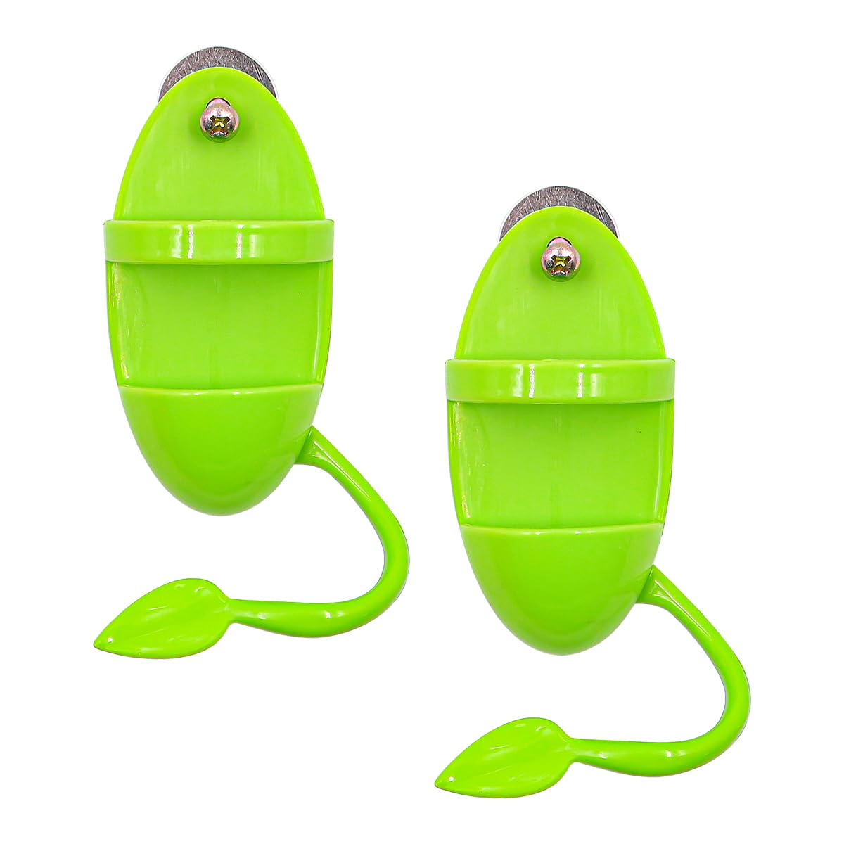 Alnicov 2PCS Cuttlefish Bone Holder Birds Feeders for Cages Perches Cuddle Bone Feeding Racks for Pet Bird