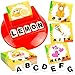 Little Treasures Literacy Card Game - Kids Learn to Spell and Identify Pictures While Playing Fun Board Game