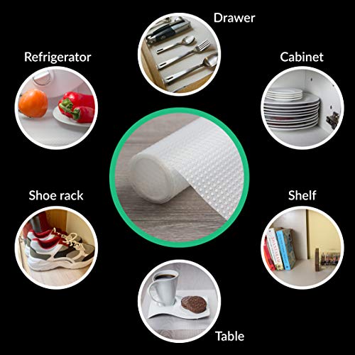 N/A HomePro Shelf Liner 17.5 Inch x 20 FT, EVA Waterproof NonSlip