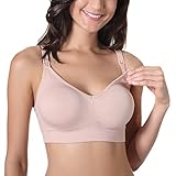 Gratlin Women's Comfort Support Maternity Wirefree Seamless Nursing Bra