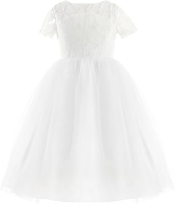 heart shaped back flower girl dress