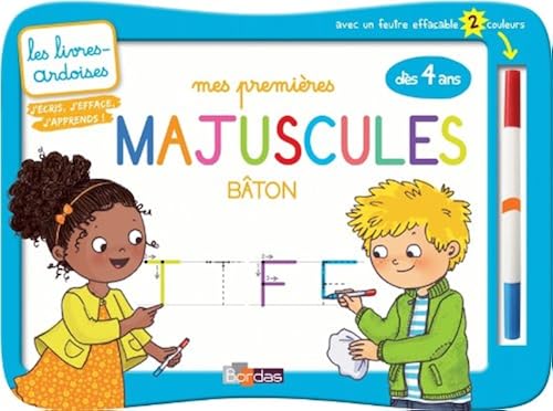 Download Livres-ardoises - Mes premières majuscules bâton + 1 feutre 2 couleurs PDF