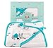 Bamboo Hooded Baby Bath Towel & Washcloth Set, For Infant to Toddler Boys and Girls, Land of the Wee