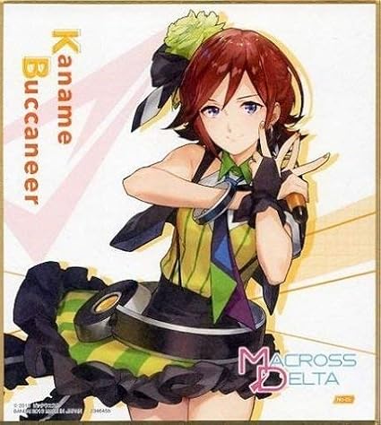 Amazon マクロスd デルタ 色紙art カナメ バッカニア アニメ 萌えグッズ 通販