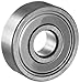 NSK 6204ZZ Deep Groove Ball Bearing, Single Row, Double Shielded, Pressed Steel Cage, Normal Clearance, Metric, 20mm Bore, 47mm OD, 14mm Width, 15000rpm Maximum Rotational Speed, 1484lbf Static Load Capacity, 2878lbf Dynamic Load Capacity