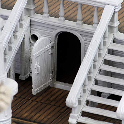 WizKids WZK73925 Dungeons & Dragons D&D Nolzur's Marvelous Miniatur: Das Falling Star Segelschiff (unlackiert) – Bild 8