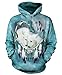 The Mountain Men's Wolf Heart Hoodie