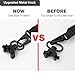 ACCMOR 2 Point Rifle Sling, 2 Pack Multi-Use Upgrade Version Two point Gun Sling with Length Adjuster for Hunting, Shooting