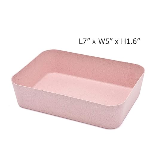 Cloudbehind Set Of 3 Vanity And Desk Drawer Organizers Trays Bins