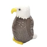 Wild Republic Bald Eagle - Audubon Plush Bird (Authentic Bird Sound)