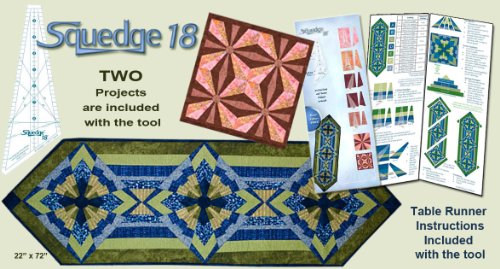 Squedge 18: Squared 18 Degree Wedge Quilt Ruler