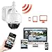 Dericam Outdoor Wireless Security Camera, PTZ Camera, 4X Optical Zoom, Auto-Focus, 1.3 Megapixel, Pre-Installed 32GB Memory Card, S1-32G2, White.