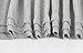 Aiking Home Semi-Sheer Faux Linen Pleated Valance 56 by 14 Inches, Grey