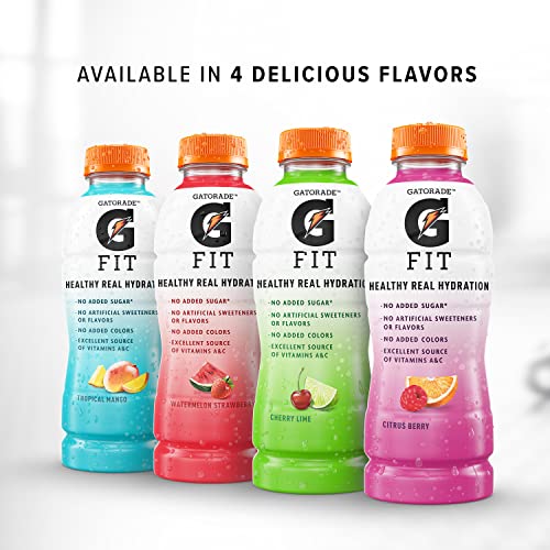 Gatorade Fit Electrolyte Beverage, Healthy Real Hydration, Cherry Lime