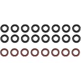 FEL-PRO ES 72311 Fuel Injector O-Ring Kit | Stops fuel leaks, smell and rough idle from cracked injector seals; complete O-ring kit. Direct-fit OE replacement.