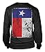 Big Texas Flag Long Sleeve Mens T-Shirt Tee