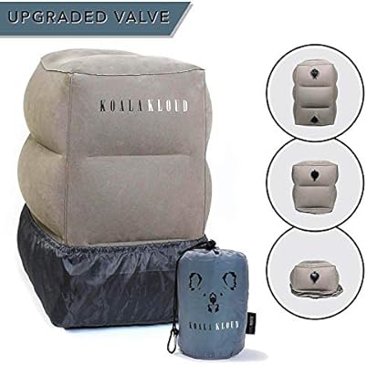 Koala Kloud Inflatable Travel Foot Rest Pillow Best Kids Travel