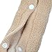 KLOUD City Soft Warm Thicken Stretchable Toilet Seats Covers (Brown)