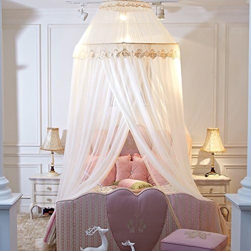 Baby mosquito net baby toddler bed crib dome canopy netting-beige 150x200cm(59x79inch)