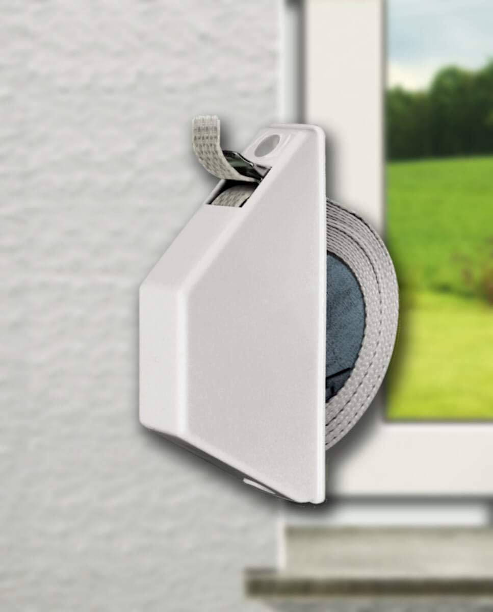 Schellenberg Mini 50505 Half-Intake Belt Winder for Roller Shutters White, 30 x 150 x 110 mm - Image 4