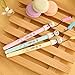 Pack of 12 Pcs 0.38 Mm Cute Cool Japanese Sunny Doll Gel Ink Pen Office School Supplies Students Children Gift by BLUECELL