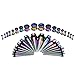 CABBE KALLO 36PCS Ear Gauge Stretching Kit Stainless Steel Tapers and Plugs Set Eyelet 14G-00G