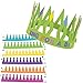 Fun Express DIY Crowns for Kids, Includes 12 Crowns, 312 self-Adhesive Letters and 250 Shapes - Crafts and Party Activities