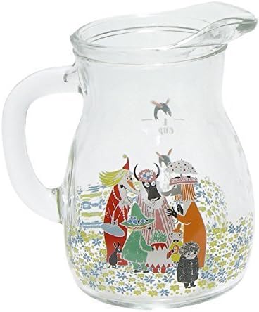 Moomin Valley Who Will Comfort Toffle 0.50 Liters Glass Pitcher by Moomin Valley Characters