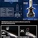 Alla Lighting H13 LED Headlight Bulb UM-2018 8000lm Xtreme Super Bright LED 9008 H13 Headlight Bulb H13 6000K - 6500K Xenon White Headlight Conversion Kits Bulbs Upgrade for Cars Trucks (Set of 2)