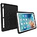 Poetic iPad Pro 9.7 Case - Poetic Rugged Protective Silicone Case [Corner/Bumper Protection][Grip][Sound-Amplification][Bottom Air Vents] w/Apple Pencil Holder for iPad Pro 9.7 (2016) Black