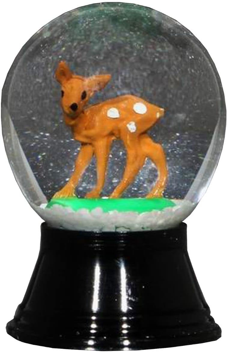 Snow Globes - Alexander Taron PR1179 Perzy Snowglobe-Mini Deer-1.5