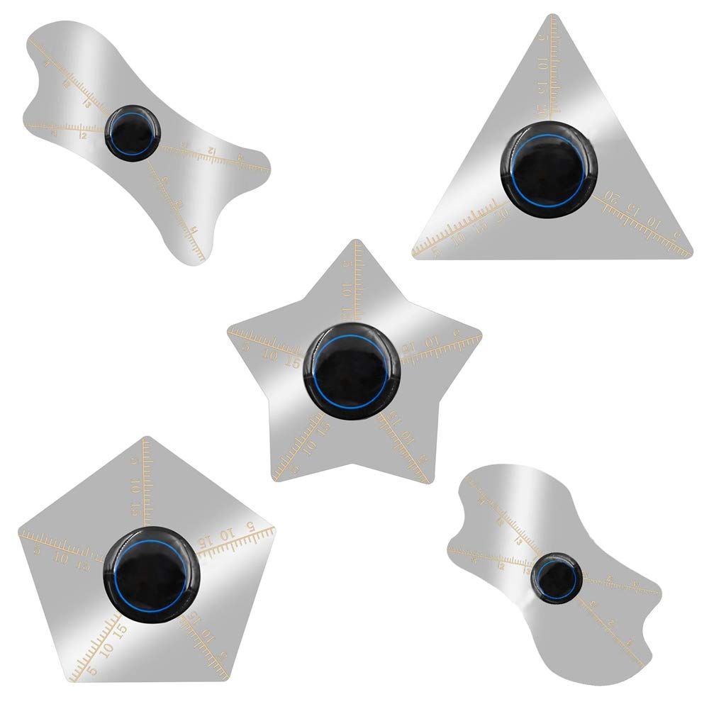 MMOBIEL 5 Pcs/set Ultra-Thin 0,1mm Professional Stainless Steel Curved Spudger Pry Blade Repair Opening Tool