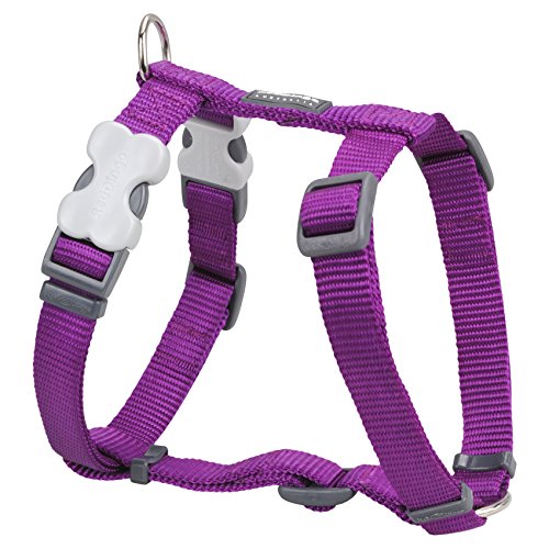 Red Dingo Classic Dog Harness, Large, Purple