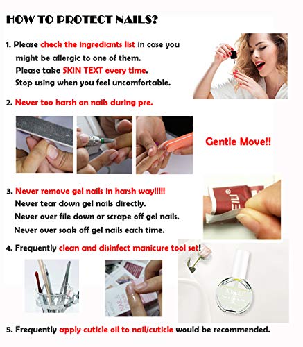 AIMEILI Gel Nail Polish No Wipe Top and Base Coat Set Soak Off UV LED Gel Nail Lacquer - 2 x 10ml