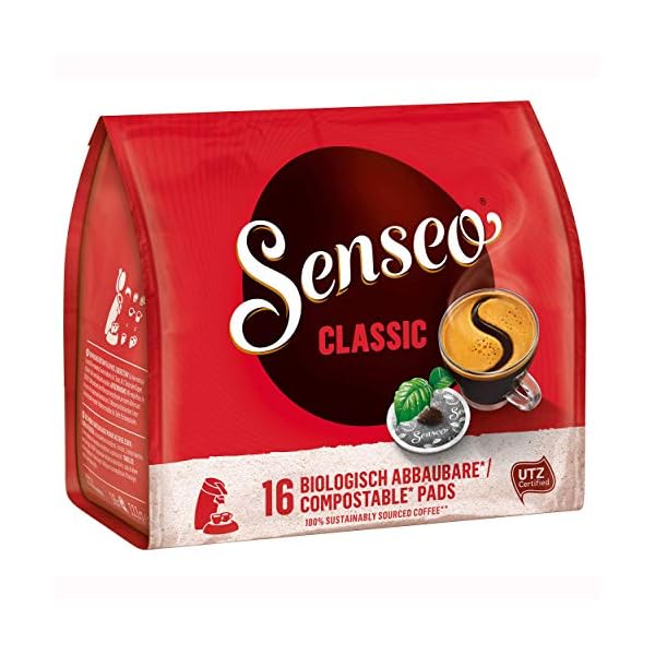 Senseo Pads Classic, 160 Kaffeepads, 10er Pack, 10 x 16 Getränke