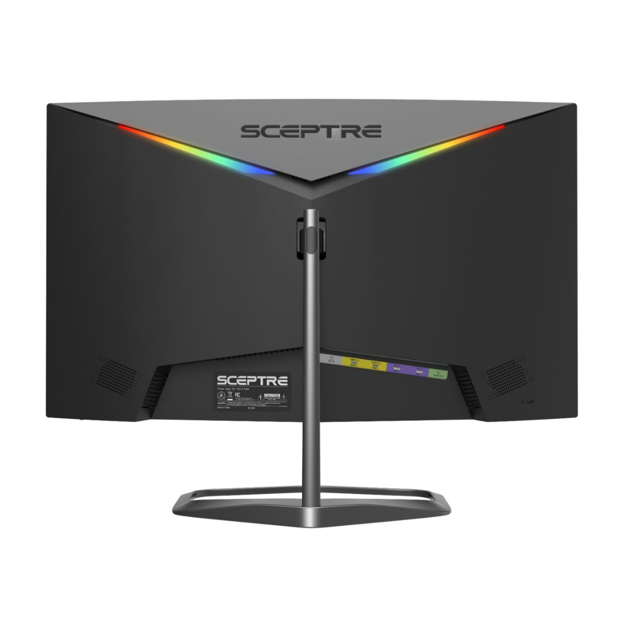 Sceptre Curved 24.5-inch Gaming Monitor up to 240Hz 1080p R1500 1ms DisplayPort x2 HDMI x2 Blue Light Shift Build-in Speakers, Machine Black 2023 (C255B-FWT240)