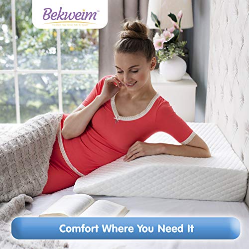 Extra Long Leg Elevation Pillow 2 Covers Included Memory Foam Leg