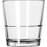 Libbey 15766 Restaurant Basics 9 Ounce Stacking Rocks Glass - 24 / CS