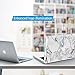 IBENZER Old MacBook Pro 13 Inch case A1278, Soft Touch Hard Case Shell Cover for Apple MacBook Pro 13 with CD-ROM, White Marble, MMP1301WHMB+1