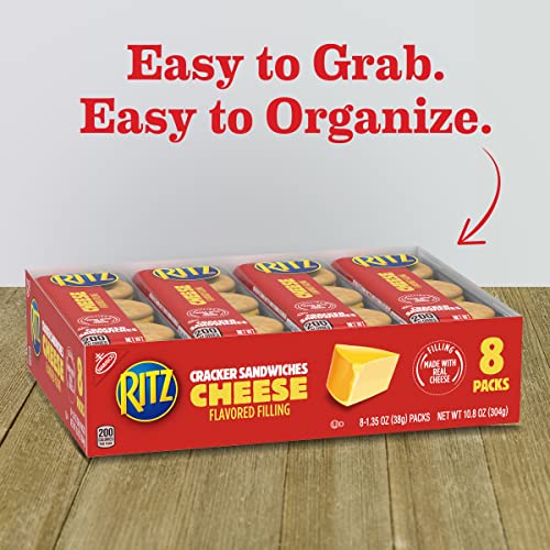 NABISCO RITZ CRACKER SANDWICHES, CHEESE, 10.8 OZ