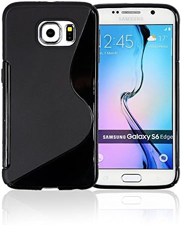 Galaxy S6 Case, Galaxy s6 Cases | Compatible with Samsung Galaxy s6 SIV S IV i9600 - Custom Pretty Wallet Thin Soft Gel Shell Cover Skin Phone Case by Cable and Case | Not Edge Compatible - Black