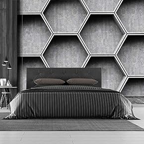 Wall Mural Black and White Industrial Buildings Removable Self-Adhesive Large Wallpaper - 66x96 inches