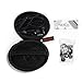 Sentey Earbuds Earphones in Ear Headphones Headset in-Line Microphone Stereo Bass for Travel Running Men Kids Girls Nexus Black/Gray LS-4245 Hard Carrying Case Audiophile Sport Gaming Pc Mac Phones