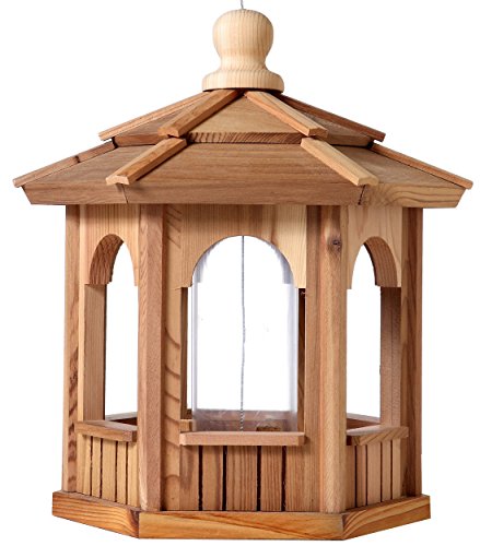 Amazon Com Cedar Birdfeeder Gazebo Hexagon 12 Dia X14