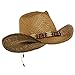 Outback Tea Stained Straw Hat-Shade Off Tea Stain