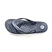 Revs - Lights - Men's and Women's Reflexology Massage Flip Flops, Navy, US7 Women/US6 Men