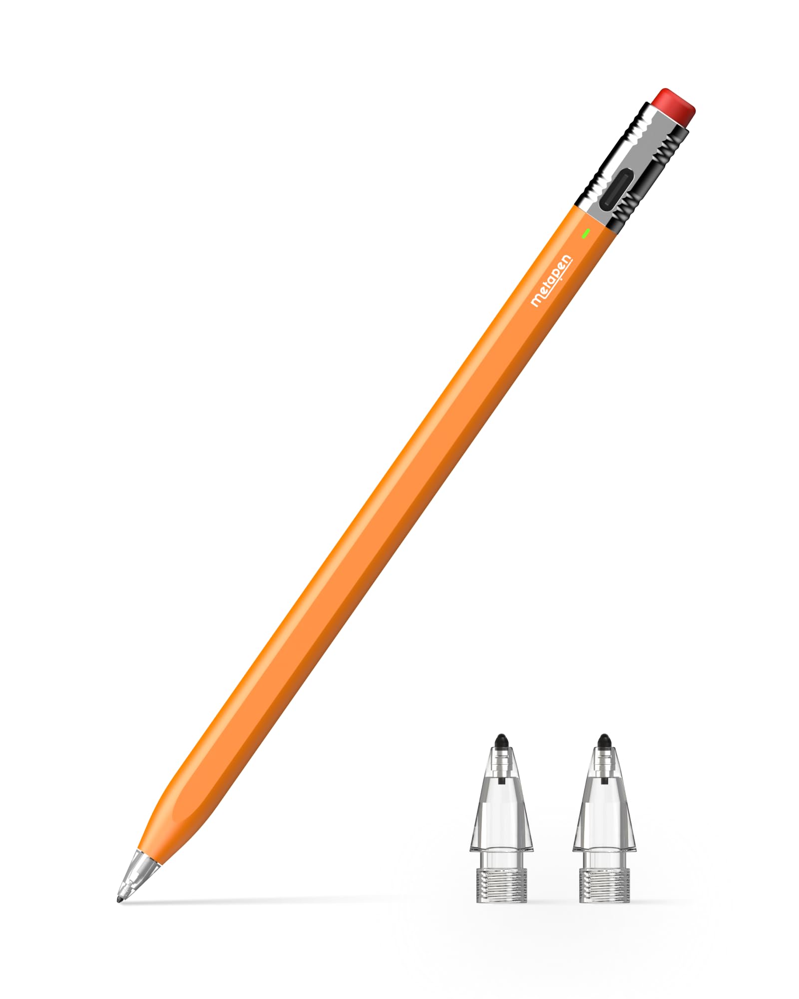 Metapen Pencil Air8 Pro X for iPad 2018-2026, Ultra-Quiet, 2X Fast Charging, Palm Rejection Stylus Pen for iPad a16/11/10/9/8/7/6th Gen, Pro 12.9/11/13-inch M4, Air 3/4/5/M2/M3/M4, Mini 5/6th