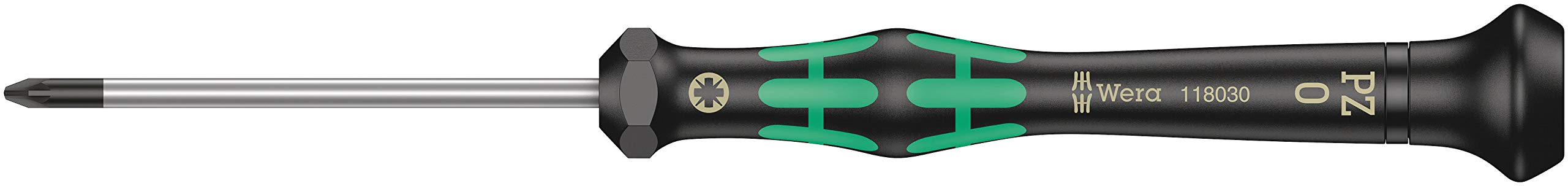 Wera Kraftform 2055 Micro Screwdriver - Pozidriv Tip 0