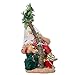 Kurt S. Adler Kurt Adler 10-Inch Fabriché Beach Santa on Hammock Under Palm Tree
