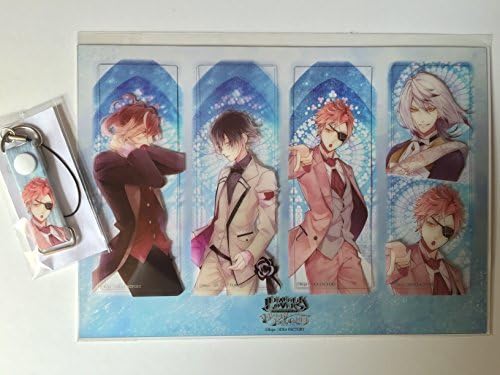 Rejet [DIABOLIK LOVERS] BLOODY BOUQUET lottery C Awards connecting strap ? D Award quadruple Clear Bookmark Set "month Sina Shin" BB lottery